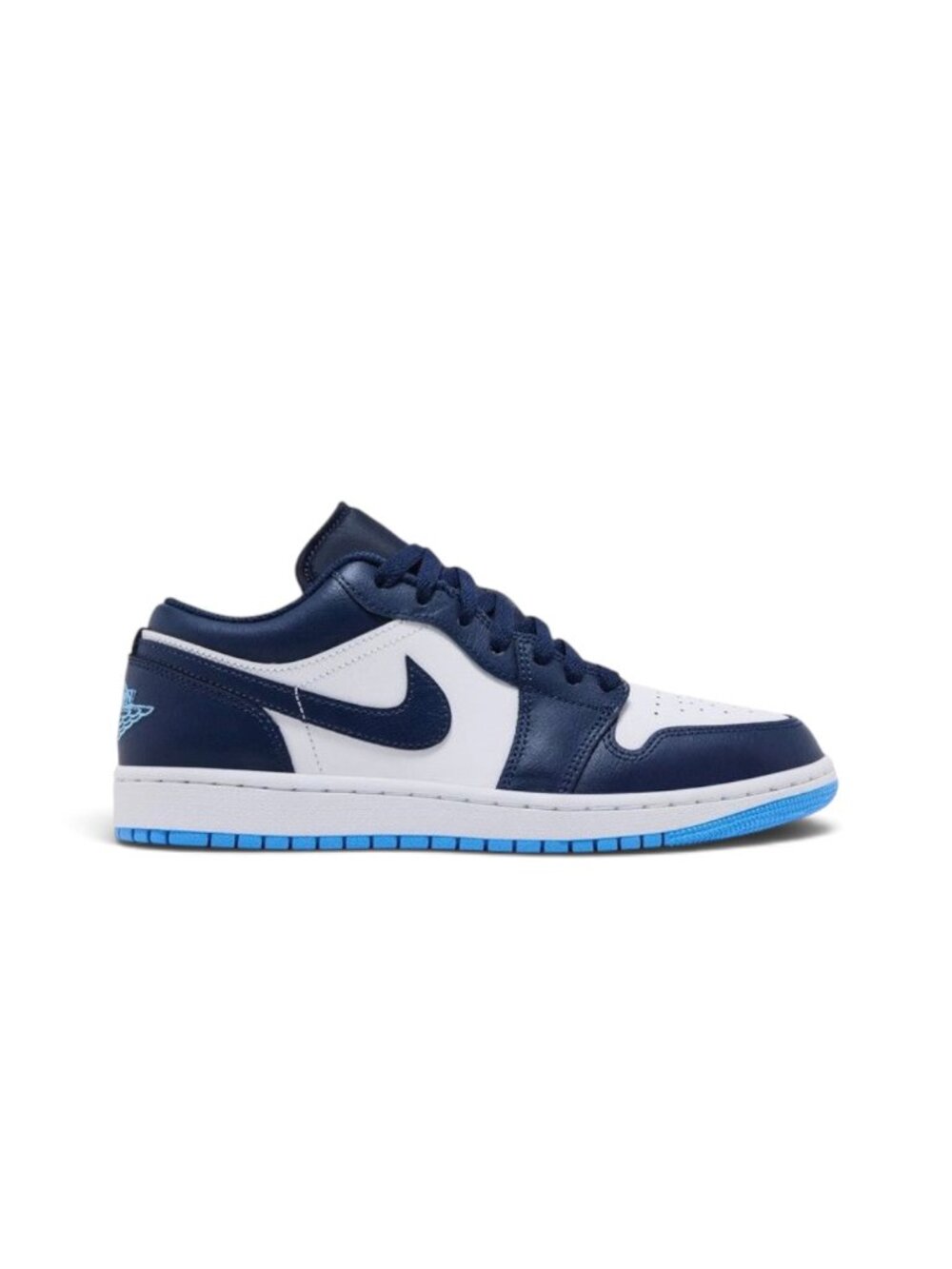 Air Jordan 1 Low Midnight Navy University Blue Mens Shoes Size 12 553558 404 NEW